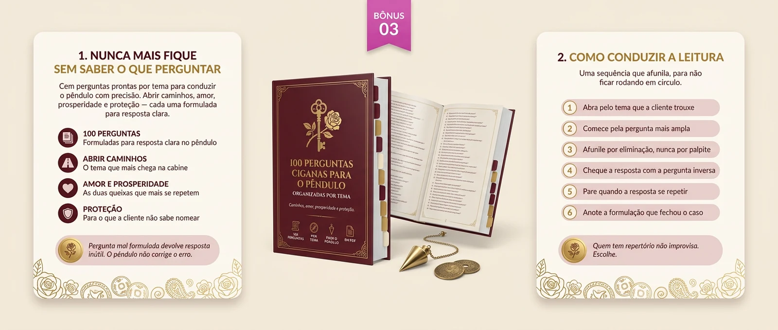 100 Perguntas Ciganas pro Pêndulo